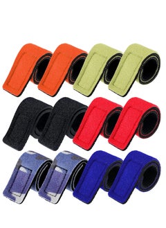 Buy 12 pcs Fishing Rods Belts, Pole Strap Stretchy Rod Holder Elastic Fishing Tackle Tie Casting Rod Strap for Casting Rod Fishing Rod and Fly Rod, Fishing Rod Ties Fishing Pole Straps, 6 Color in UAE