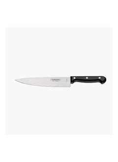 Buy Ultracorte 8 Inches Chef Knife with Stainless Steel Blade and Black Polypropylene Handle in UAE