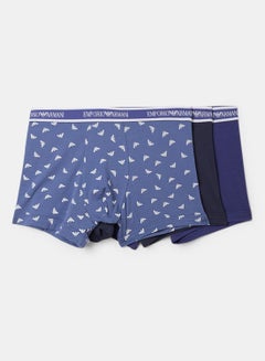 Buy Logo Waistband Boxer Briefs (Pack of 3) in UAE