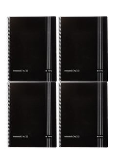 اشتري 4-Piece A4 Size Spiral Notebook في الامارات