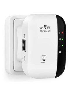 Buy WiFi Range Extender Universal Wireless Signal Booster Dual Band Router 2.4GHz Built-in Wall Receiver Repeater Home Broadband Ethernet Hotspot Coverage with AP Mode in Saudi Arabia