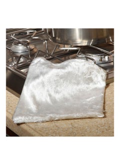 Buy Microfiber Dish Cleaning Towel White 13.00 x 1.00 9.00centimeter in Saudi Arabia