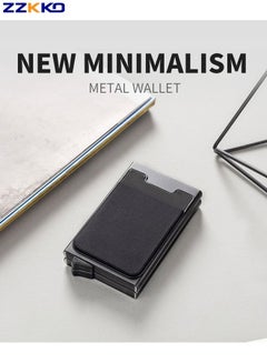 Buy Metal Automatic Card Holder Rfid Anti Demagnetization Anti Theft Swiping Box Credit Card Bank Card Business Card Holder New Simple And Multifunctional Zero Wallet in Saudi Arabia