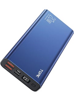 اشتري Power Bank, 20W Usb C Fast Charging 20000Mah Portable Charger, Pd3.0 Qc4.0 Battery Pack With Digital Display Powerbank Compatible With Iphone 13 Pro Max, Samsung, Huawei, Ipad, And More.… في السعودية