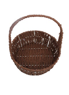 Buy Round Shape Gift Basket 23 cm in UAE