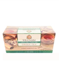 اشتري Williamm Green tea Finest Oriental Tea Bags 25 - 50g في الامارات