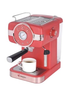 Buy Mebashi 1.5L Espresso Coffee Machine, 20 Bar Pressure Pump, Detachable Water Tank(ME-ECM2046)(1100 watts)( (Red) in UAE