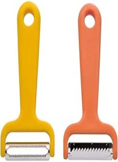 اشتري IKEA UPPFYLLD Vegetable Cutter with Handles cuts Vegetables and Root Vegetables into Long Decorative Strips That You can use in Salads or woks (Set of 2) في مصر