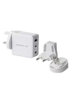 اشتري ONEPLUG 65W 3-Port Charger -White في مصر