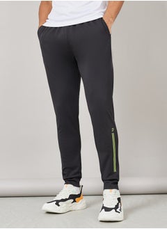 Buy Side Contrast Striped and Logo Detail Training Trackpants in Saudi Arabia