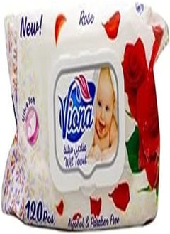 Buy Viona Rose Wet Wipes - 120 Pieces in Egypt