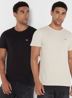 Buy 2 Pack Logo Crew Neck T-Shirt in UAE