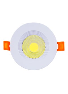 Buy Geepas 7 W Energy Saving LED Downlight GESL55109, 560 Lumens and 6500 K Color Temperature, Energy Efficient LED Light with 30000 Hours Lifetime, Ceiling Light Perfect for Home and Office Use, 2 Years in UAE