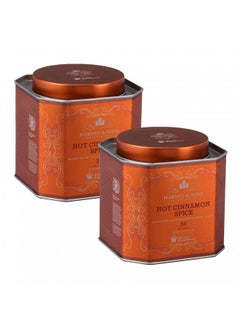 Buy Harney & Sons Hot Cinnamon Spice Tea - 30 Tea Sachets (Pack of 2) - Black Tea with Oranges & Sweet Cloves in UAE