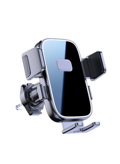 Buy Car phone holder suitable for dashboard/windshield/air outlet anti-shake car holder ultra-stable car phone holder with strong suction cup car holder suitable for iPhone 16/15/14/13 series, Galaxy S24 S23, Xiaomi black, detachable, placeable At the vent (mirror style) in Saudi Arabia