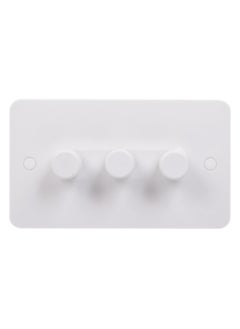 Buy Schneider Electric Lisse - universal dimmer - 3 gangs - 2 way - 250W/VA - GGBL6032CS in UAE