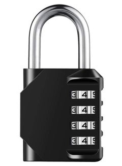 Buy 4-Digit Combination Password Padlock Black in UAE