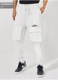 اشتري Topgun Print Oversized Cargo Joggers في السعودية