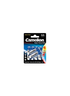 اشتري Camelion AA Super Heavy Duty Zinc-Carbon Batteries - 4+2 Free Pack في مصر