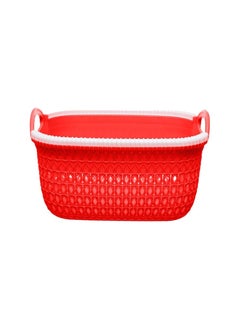 اشتري Plastic fruit basket, 25 cm, small knitwear, Khurshid, multi-colored, 01276 في مصر