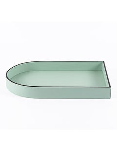 Buy Sact Large Decorative Tray, Green - 45x30 cm in UAE