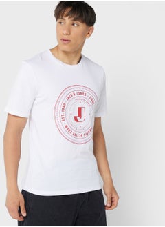 Buy Slogan Crew Neck T-Shirt in UAE