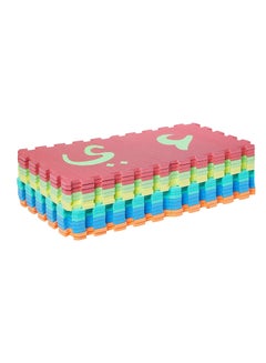 Buy Kids Mini Puzzle Foam Interlocking Learning Educational Arabic Alphabet Mat 26pcs Foam Floor Mat for Kids in Saudi Arabia