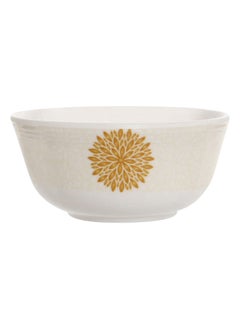 Buy Yellow Leaves Melamine Small Bowl - 9.5 cms in UAE