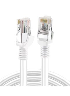 Buy 10M 32.81 Feet RJ45 Cat6 Ethernet Patch LAN Cable Compatible For PS4 PS3 Nintendo Switch Raspberry Pi 4 Smart TV Computer Modem Router White in UAE