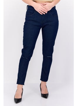 Buy Women Skinny Fit Washed Stretchable Denim Jean, Blue in UAE