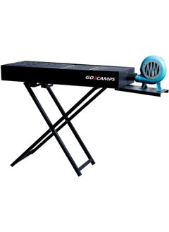 Buy GO2CAMPS Alsaqer Barbeque Grill with Blower Fan Foldable Stand with X Shape Large, Black BBQ Grill With Blower in UAE