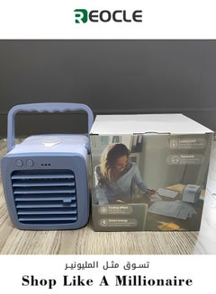 اشتري Personal Air Conditioner  Mini Air Cooler, Portable Air Conditioner Fan with USB & LED for Home/Office/Car/Outdoor في الامارات