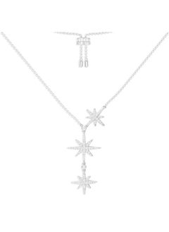 Buy Three Meteor Necklace - Silver White-AC3350OX in UAE