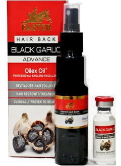 Buy Faster Hair Back Black Garlic Advanced Oilex Oil - 100 Ml Red in Egypt