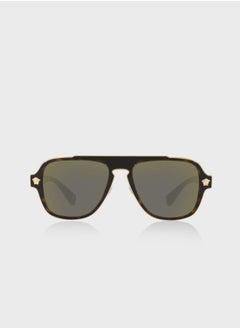 Buy 0Ve2199 Irregular Sunglasses in UAE