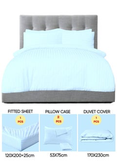 Buy 4 Pieces Single Size Bedding Cover Set in UAE