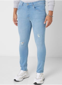 Buy Skinny Fit Washed Jeans in UAE