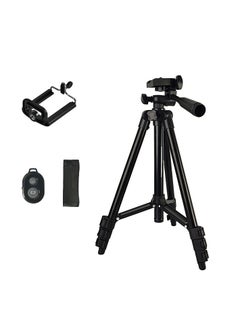 اشتري Portable Phone Tripod and Camera Stand with Bluetooth Remote and Clip في الامارات