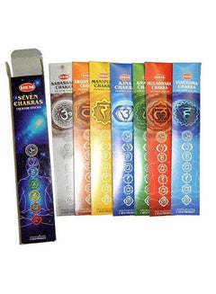 اشتري Seven Chakras Incense Sticks Pack of 35 Sticks في الامارات