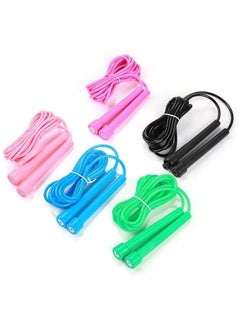 Buy SportQ Lightweight Jump Rope for Fitness and Exercise - Adjustable Jump Ropes with Plastic Handles - Tangle Free for CrossFit, Gym, Cardio and Endurance Workout in Egypt