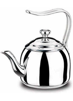 اشتري Droppa High End Stainless Steel Induction Ready Teapot With Tri Ply Encapsulated Base Silver 3 Quart A054 في السعودية