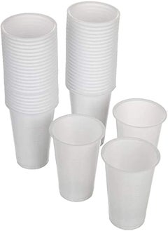 Buy Plastic Cups (50 Pieces, White) in Egypt