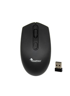 Buy wireless mouse for laptop and desktop with dpi and compatible with windows and mac with 10meters wireless range Black in UAE