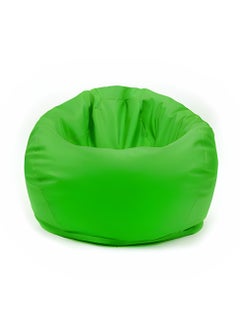 Buy Faux Leather Bean Bag With Polystyrene Beads Filling (XL, Lime Green) in UAE