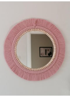 Buy Large Macrame Mirror , Macrame Wall Hanging Mirror , Bedroom Decor Gift , Boho Mirror, Living Room Décor in Egypt