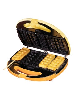 Buy Nostalgia 800W Waffle and French Toast Maker Yellow and Black in Saudi Arabia