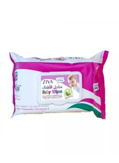 Buy ZIVA Baby Wipes Extra Gentle Premium Wipes 80's in Saudi Arabia
