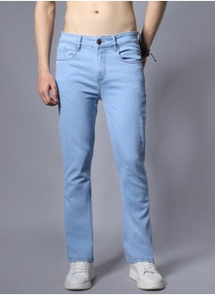 اشتري Mid Rise Light Wash Clean Look Stretchable Jeans في السعودية