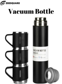 Buy Thermos with Coffee Mug Stainless Steel Vacuum Bottle 500 ML in UAE