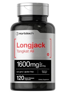 اشتري Longjack Tongkat Ali 1600 mg - 120 Capsules في السعودية